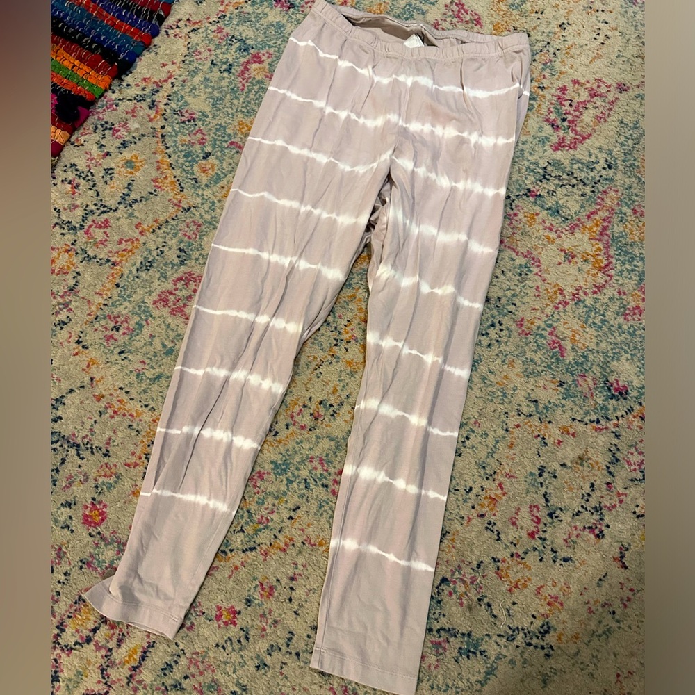 Women’s purple tie dye leggings size xl old navy